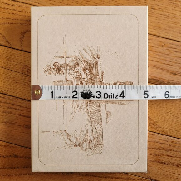 Vintage Recipe Greeting Cards Set of 6 Blank w/ 7 Envelopes - Boxed - Picture 12 of 12